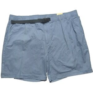 Foundry Big Tall Men 4XLT (54"-57") Comfort Stretch Indigo 8" Hiking Shorts NEW